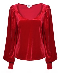 Matalan x LM Vicky Pattison Red Velvet Top £25