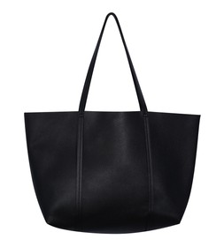 Black Grained Faux Leather Tote Bag, £28.99 (952836601)