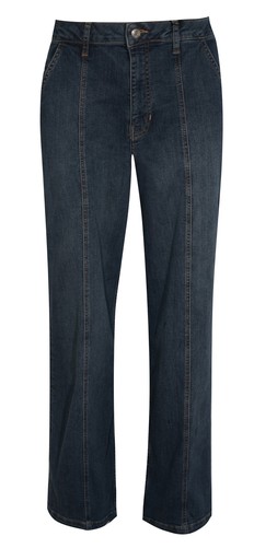 Blue Wide Leg Front Seam Stretch Jeans, £39.99 (908559640)