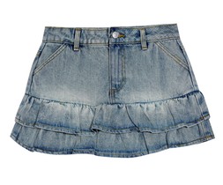 New Look 915 - Girls Blue Bleach Effect Denim Rara Skort £24.99 (944446947)