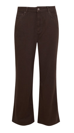 New Look Dark Brown Adalae High Waisted Wide Leg Jeans, £34.99