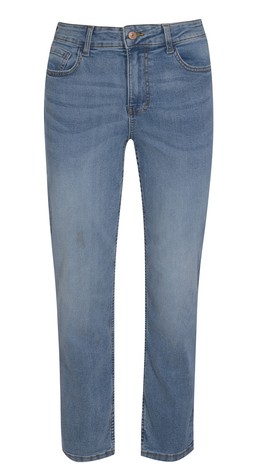 Mid Blue Full Length Slim Straight Jeans £24.99 (868951440)