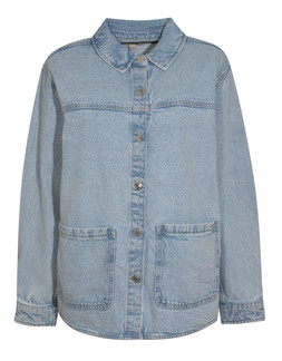 New Look Blue Faded Denim Shacket £39.99