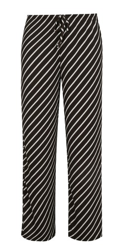 New Look Brown Textured Stripe Wide Leg Trousers £22.99