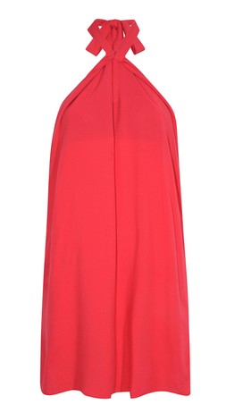 New Look Red Linen Look Halterneck Mini Dress £29.00