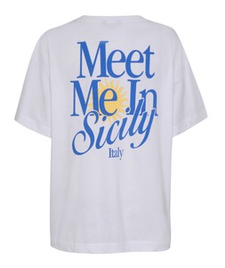 New Look White Meet Me In Sicily Print Oversized T-Shirt £15.99 (Back)