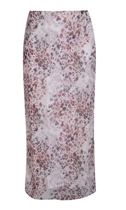 Off White Animal Print Chiffon Midi Skirt, £29.99 (930390211)