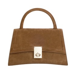 Tan Faux Suede Top Handle Cross Body Bag, £21.99 (937263918)