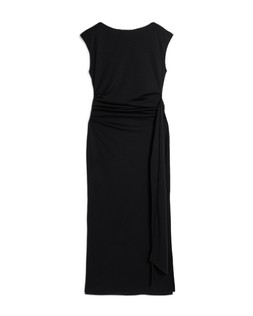 Black Ruched Dress