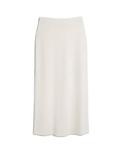 Cream Drapey Snit Skirt