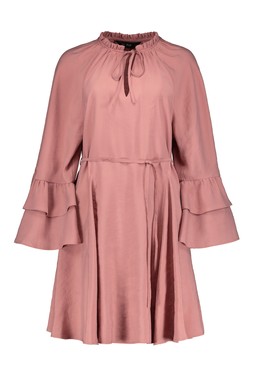 Pink Boho Mini Dress