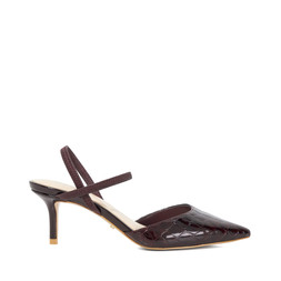 Dune London Classical 79 GBP burgundy croc www.dunelondon.com