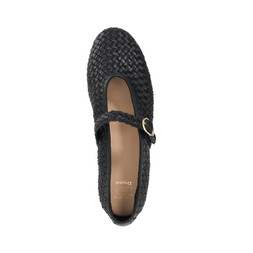 Dune London Headline 79 GBP black woven leather www.dunelondon.com (2)