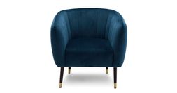 DFS The Cocktail Accent Chair in Dark Blue
