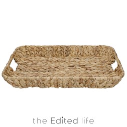 Rectangular Water Hyacinth Tray