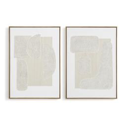 30922591Edited Life Textured Hand Painted Canvases set of 2 £70