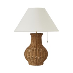 Churchgate Oakthorpe Rattan Lamp Curve £80