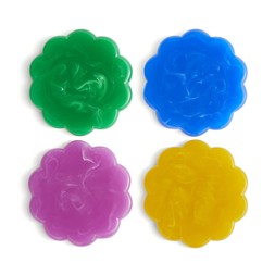 30969381 Scalloped Edge Set of 4 Resin Coasters £14