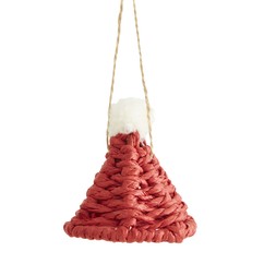 30971902 Red Woven Santa Hat Hanging Decoration£1.50