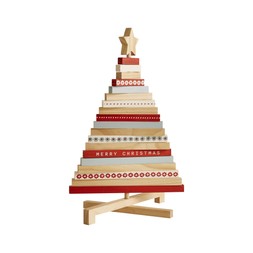 30975883 Crafted Christmas Folding Wooden Tree £8