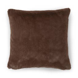 Adeline Fur Cover 43x43 Bitter Chocolate £6