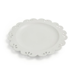 Charming carved cake plate £15