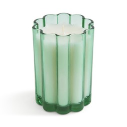 Green scollop shape candles (30922608)
