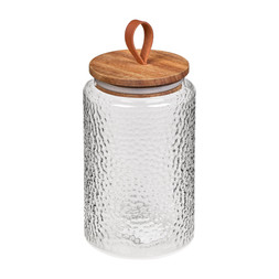 Hammered Glass Canister £5 - £6 1