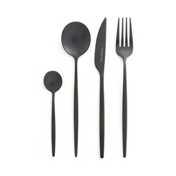 Hexham 16 Piece Black Cutlery Set £18