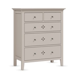 Lynton Petal 5 Drawer Chest Natural £219
