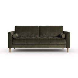 Max Velvet 3 Seater Deep Olive £699