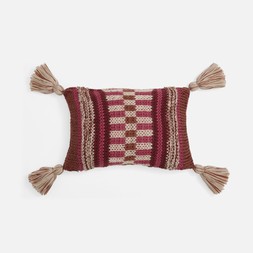 Multi Pattern Knitted Cushion 30x50 Pinks £18 (31043864)