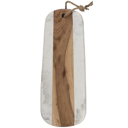 Naturals Long Marble Acacia Serve Board £33