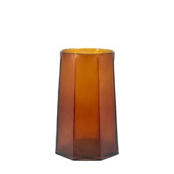 Organic Faceted Hurricane Vase £55