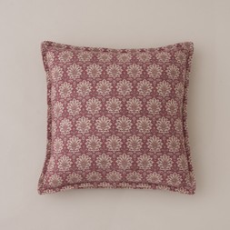 Paisley Square Cushion Cover burgandy £10