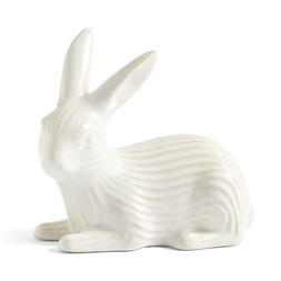 Ribbed Ceramic Bunny Decoration £6