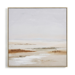 Serene Coastline Framed Canvas £45
