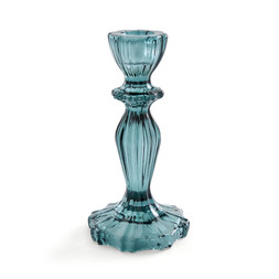 Sophie Robinson Large Glass Candlestick Blue £7