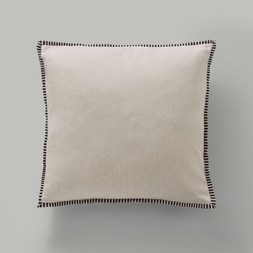 Striped Edge Cotton Square Cushion £16