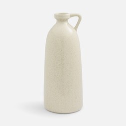 Tall Ivory Bottle Vase with Handle £50