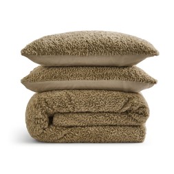 Timeless Fur Qcover Set Dbl Natural £33