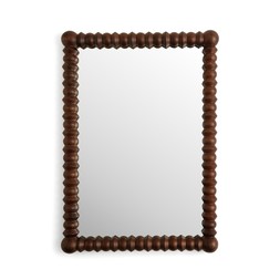 Turned Mango Wood Rectangle Wall Mirror £135