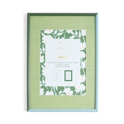 Two Tone Photo Frame (Turq & Jade) A2 £22