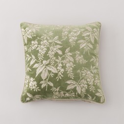 Wisteria Gold Embroidered Square Cushion £28