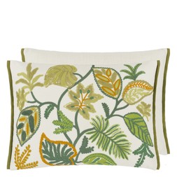 FOGLIA DECORATIVA MOSS COTTON CUSHION CCDG1558
