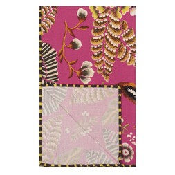 ROSE DE DAMAS CERISE THROW BLDG0289