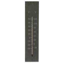 Slate garden thermometer