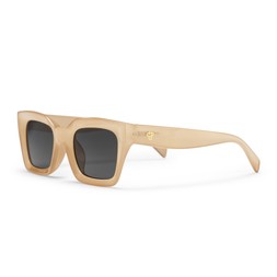 Anna recycled plastic sunglasses, milky tea