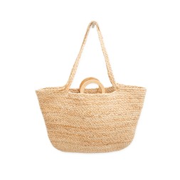 Jute and organic cotton basket bag
