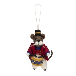 50073548 £10 Felt Drumming Mouse Tree Dec